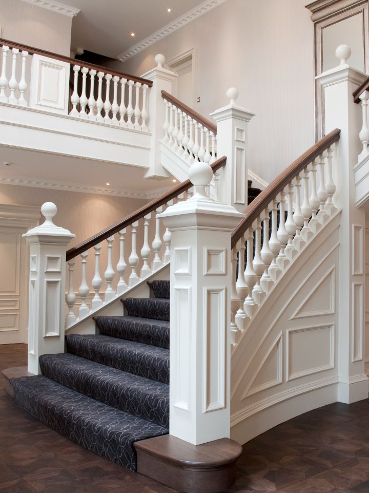 Georgian Inspired New Build Staircase